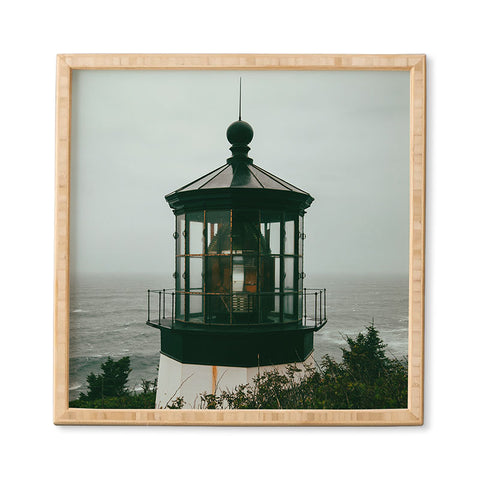 Hannah Kemp Oregon Lighthouse Framed Wall Art