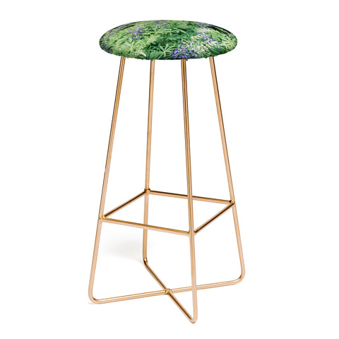 Hannah Kemp Oregon Lupine Bar Stool