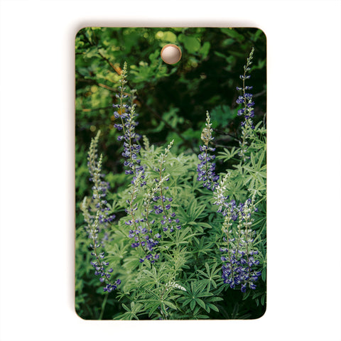Hannah Kemp Oregon Lupine Cutting Board Rectangle