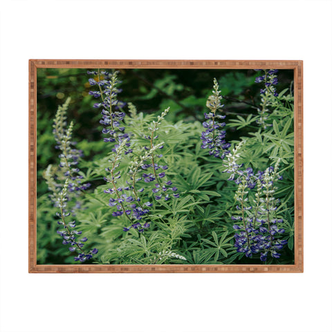 Hannah Kemp Oregon Lupine Rectangular Tray