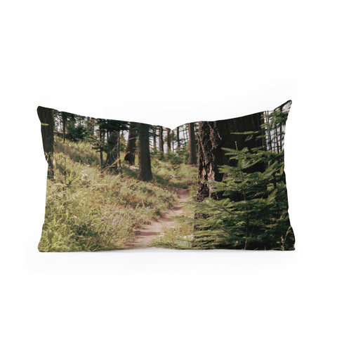 Hannah Kemp Out in the Woods Oblong Throw Pillow