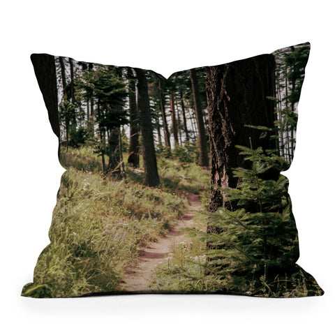 Hannah Kemp Out in the Woods Throw Pillow