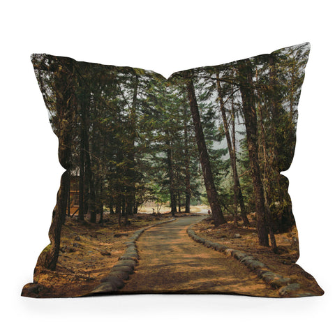 Hannah Kemp Over Here Throw Pillow