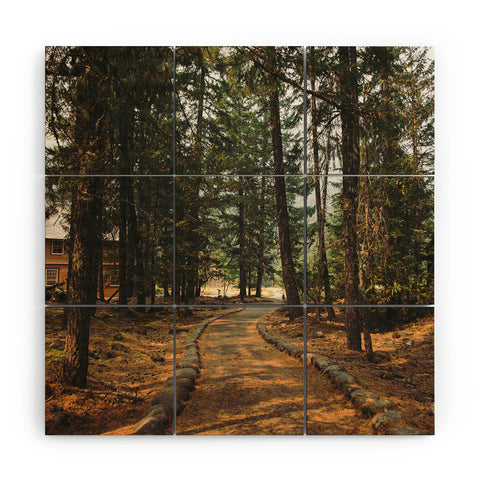 Hannah Kemp Over Here Wood Wall Mural