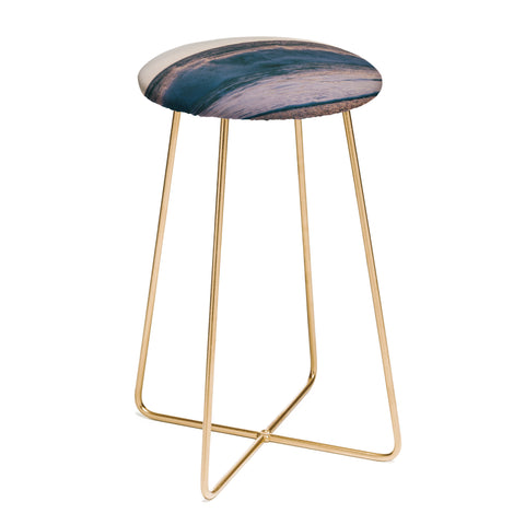 Hannah Kemp Pacific Ocean Splash Counter Stool