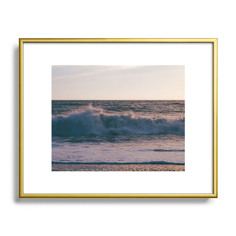 Hannah Kemp Pacific Ocean Splash Metal Framed Art Print