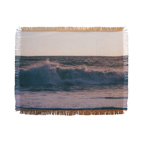 Hannah Kemp Pacific Ocean Splash Throw Blanket