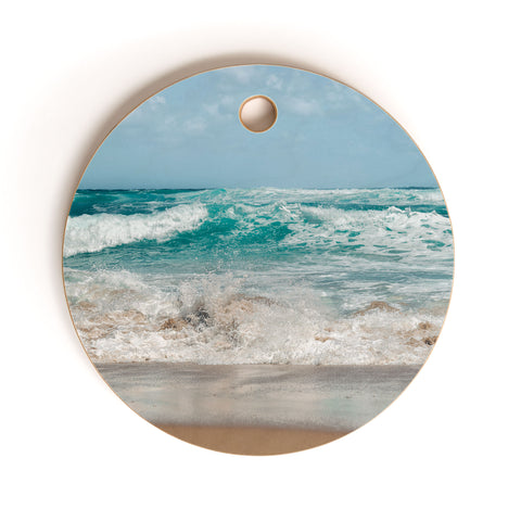 Hannah Kemp Pacific Splash Cutting Board Round