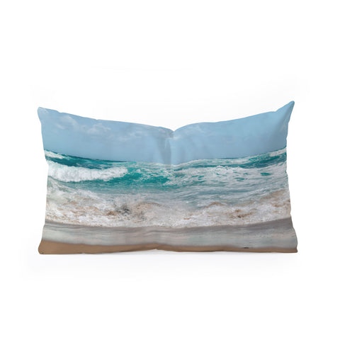 Hannah Kemp Pacific Splash Oblong Throw Pillow