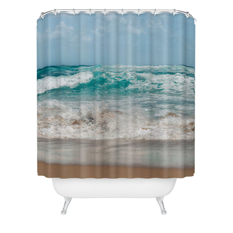 Hannah Kemp Pacific Splash Shower Curtain