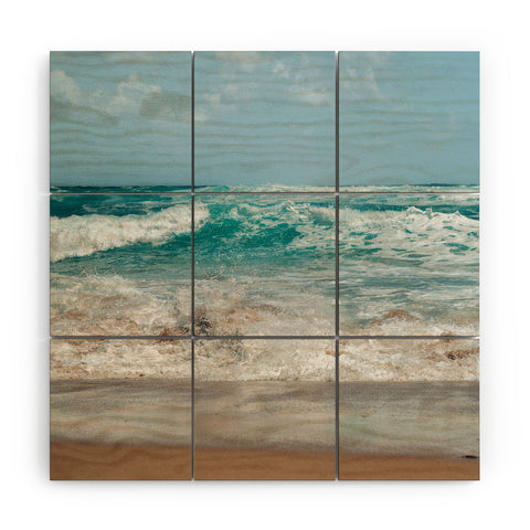 Hannah Kemp Pacific Splash Wood Wall Mural