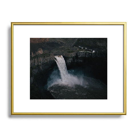 Hannah Kemp Palouse Falls Metal Framed Art Print