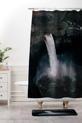 Hannah Kemp Palouse Falls Shower Curtain And Mat