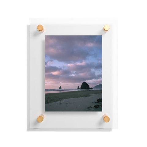 Hannah Kemp Pastel Cannon Beach Floating Acrylic Print