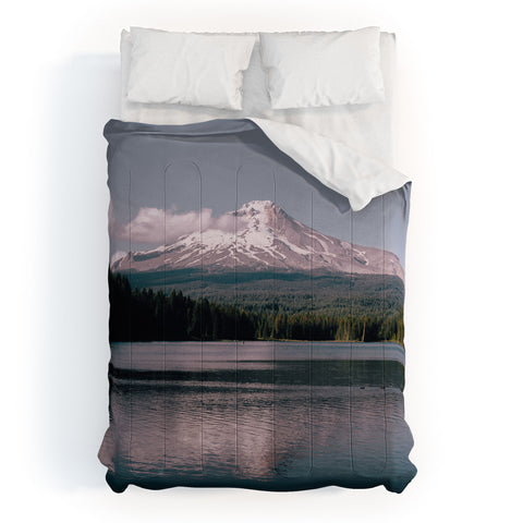 Hannah Kemp Pastel Mountain Lake Comforter