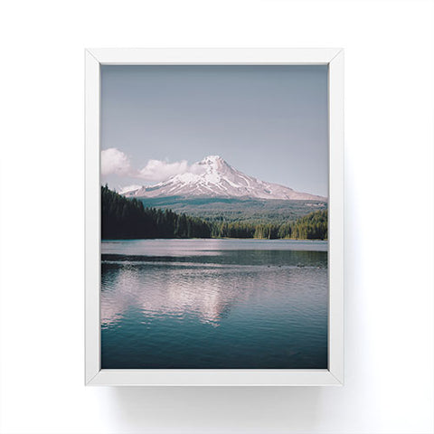 Hannah Kemp Pastel Mountain Lake Framed Mini Art Print