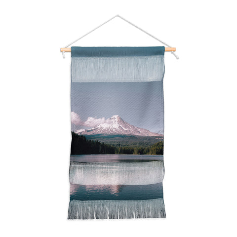 Hannah Kemp Pastel Mountain Lake Wall Hanging Portrait