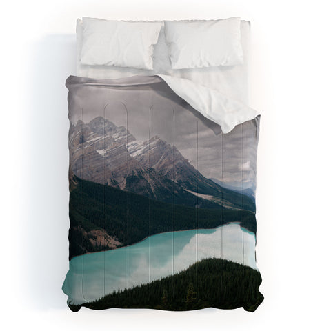 Hannah Kemp Peyto Lake Banff Comforter