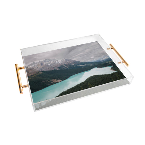 Hannah Kemp Peyto Lake Banff Acrylic Tray