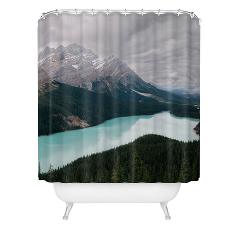 Hannah Kemp Peyto Lake Banff Shower Curtain