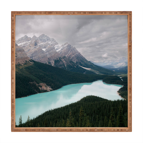 Hannah Kemp Peyto Lake Banff Square Tray
