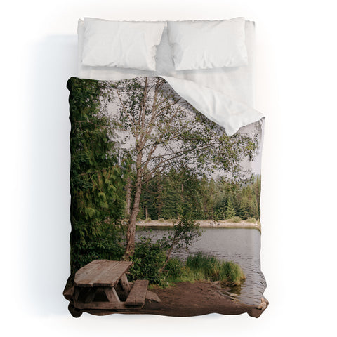 Hannah Kemp Picnic Lake Duvet Cover