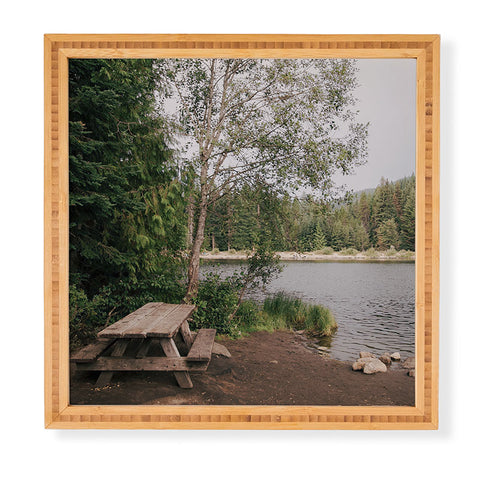 Hannah Kemp Picnic Lake Framed Wall Art