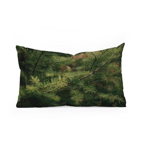 Hannah Kemp Pine Details Oblong Throw Pillow