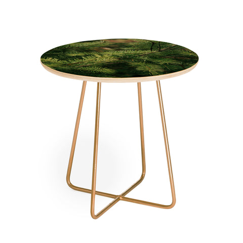 Hannah Kemp Pine Details Round Side Table