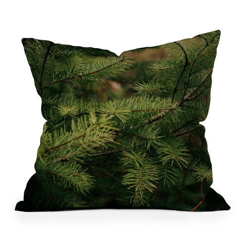 Hannah Kemp Pine Details Outdoor Throw Pillow