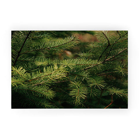 Hannah Kemp Pine Details Welcome Mat