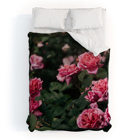 Hannah Kemp Pink Rose Garden Duvet Cover