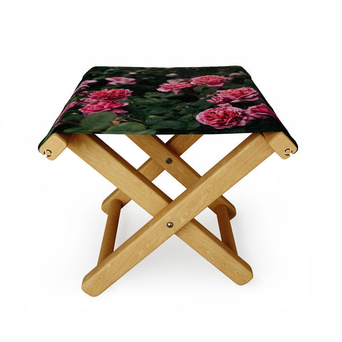 Hannah Kemp Pink Rose Garden Folding Stool