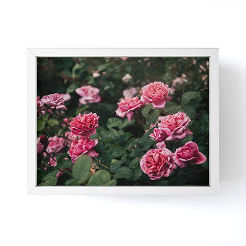 Hannah Kemp Pink Rose Garden Framed Mini Art Print