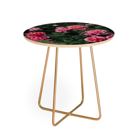 Hannah Kemp Pink Rose Garden Round Side Table