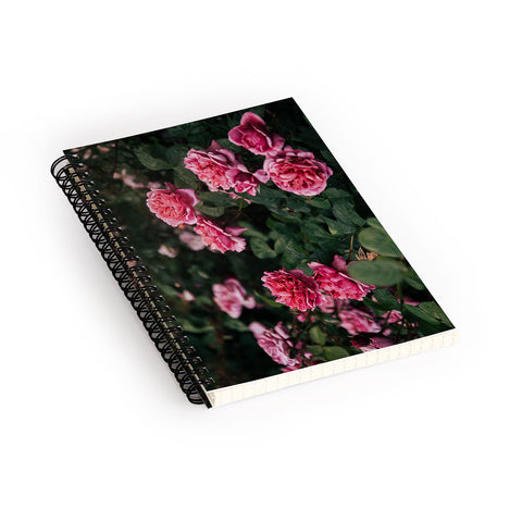 Hannah Kemp Pink Rose Garden Spiral Notebook
