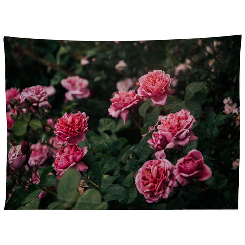 Hannah Kemp Pink Rose Garden Tapestry