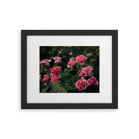 Hannah Kemp Pink Rose Garden Framed Art Print