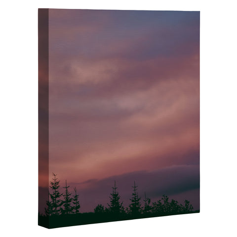 Hannah Kemp Pink Skies Art Canvas