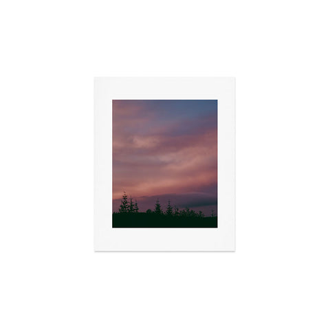Hannah Kemp Pink Skies Art Print