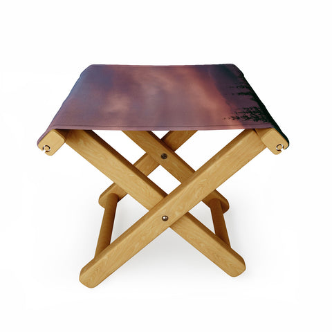 Hannah Kemp Pink Skies Folding Stool