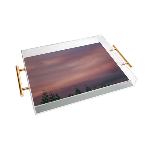 Hannah Kemp Pink Skies Acrylic Tray