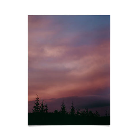 Hannah Kemp Pink Skies Poster