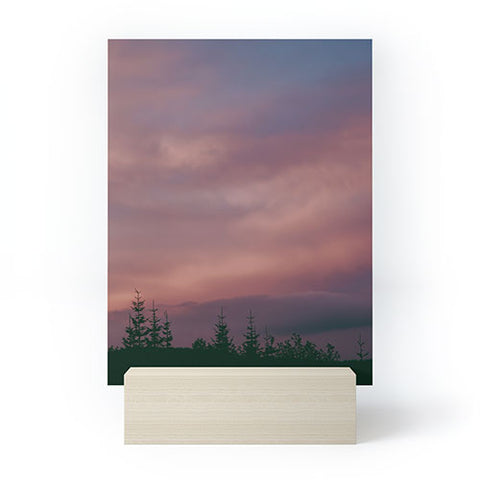 Hannah Kemp Pink Skies Mini Art Print