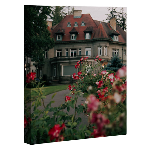 Hannah Kemp Pittock Mansion Blooms Art Canvas