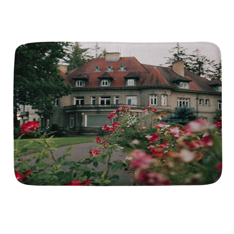 Hannah Kemp Pittock Mansion Blooms Memory Foam Bath Mat