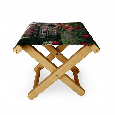 Hannah Kemp Pittock Mansion Blooms Folding Stool