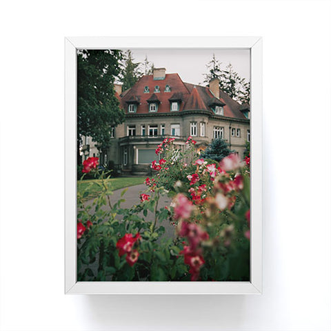 Hannah Kemp Pittock Mansion Blooms Framed Mini Art Print