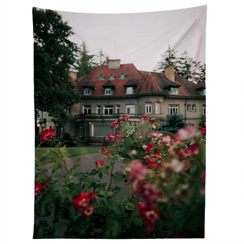 Hannah Kemp Pittock Mansion Blooms Tapestry