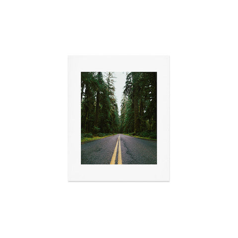 Hannah Kemp PNW Rainforest Drive Art Print